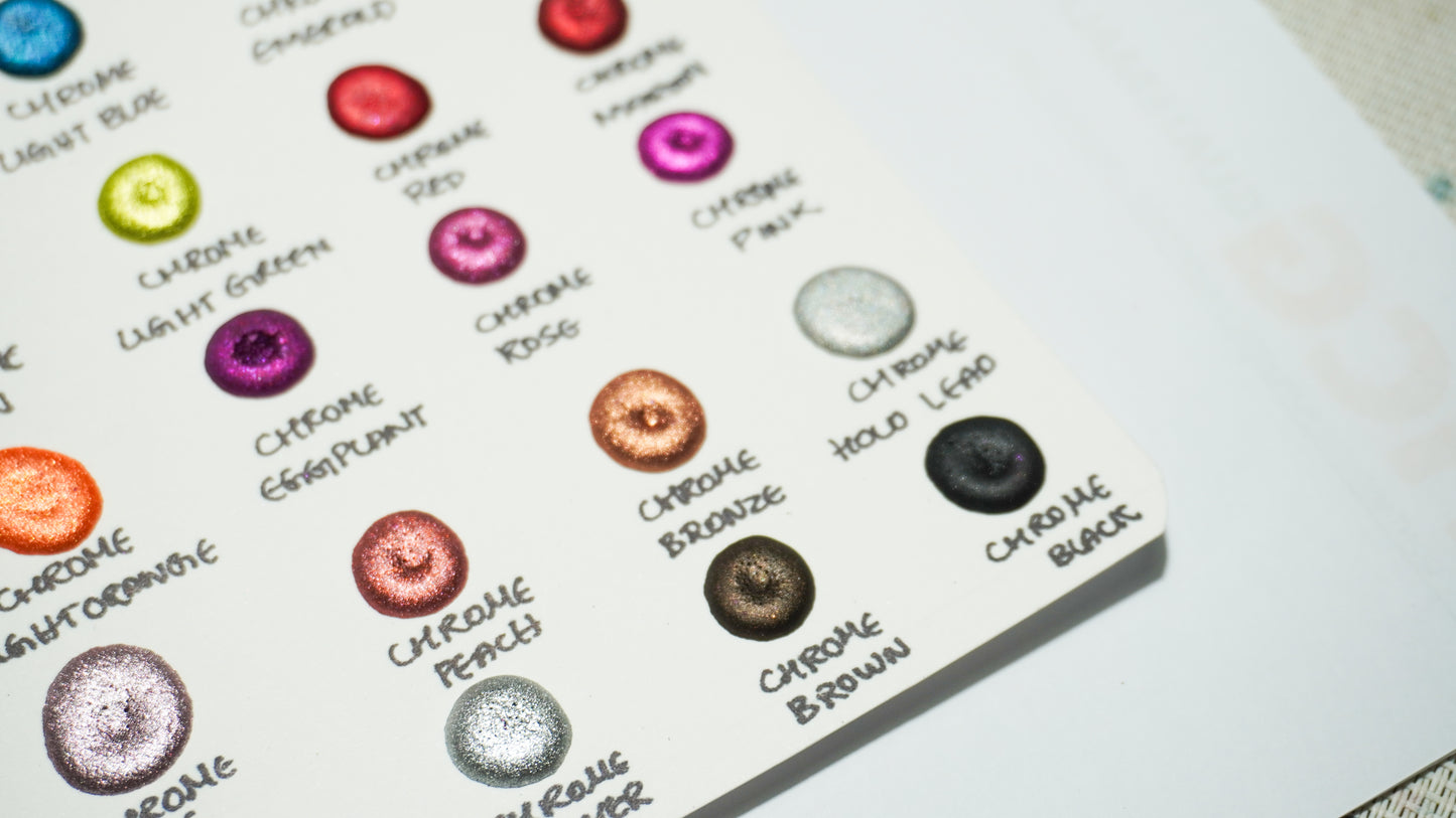 Acuarelas Artesanales:  Chrome Dot Cards - Chroma Watercolors KEEPLIVINGFASTER