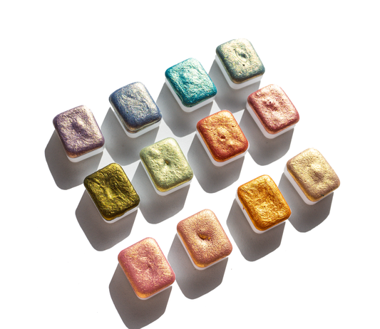 Acuarelas Artesanales: Botanical Set Quarter Pan - Chroma Watercolors