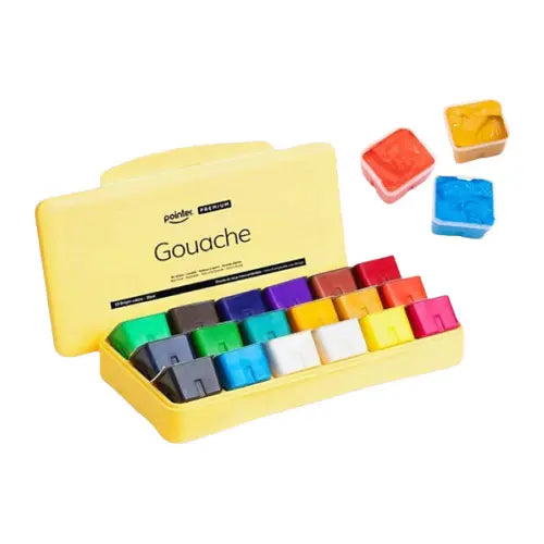 Pointer - Set Pintura Gouache 18 Colores 30ml