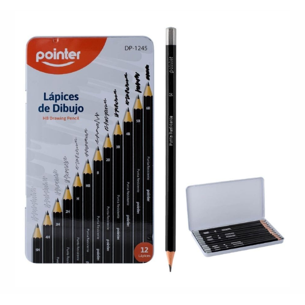 Pointer - Set De Lápices De Dibujo - 12 Piezas