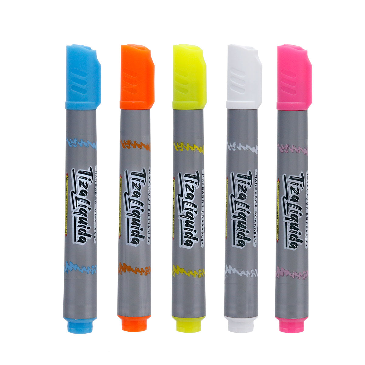 Doricolor - Estuche Marcador Tiza Liquida Surtido x 5 uds