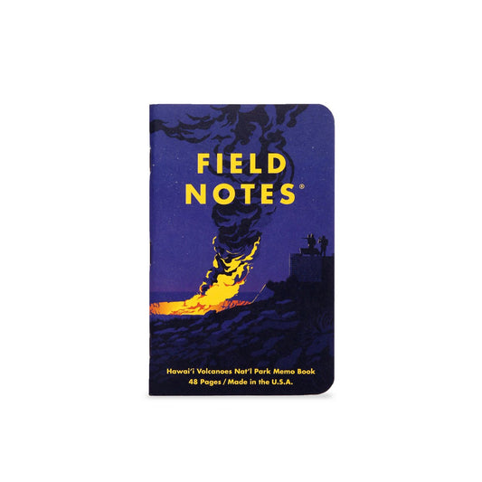 Field Notes: National Parks Series Libreta de Papel Cuadriculado- 3.5 x 5.5 Pulgadas -  Hawai’i Volcanoes National Park by Vincent Roché