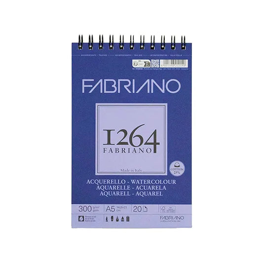 BLOCK ACUARELA FABRIANO 1264 300 G - A5