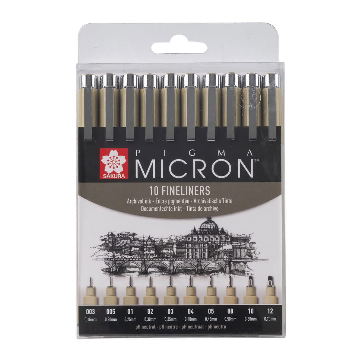 Sakura Pigma Micron 10 Fineliners Set – The Perfect Selection