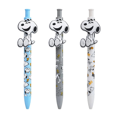 Set de Bolígrafos + Rubber Snoopy X 3