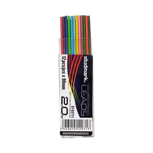 Studmark - Minas de colores 2.0 mm 2B - 12 unidades