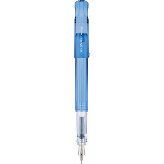 Pluma estilográfica Pilot Kakuno punta media - Azul transparente