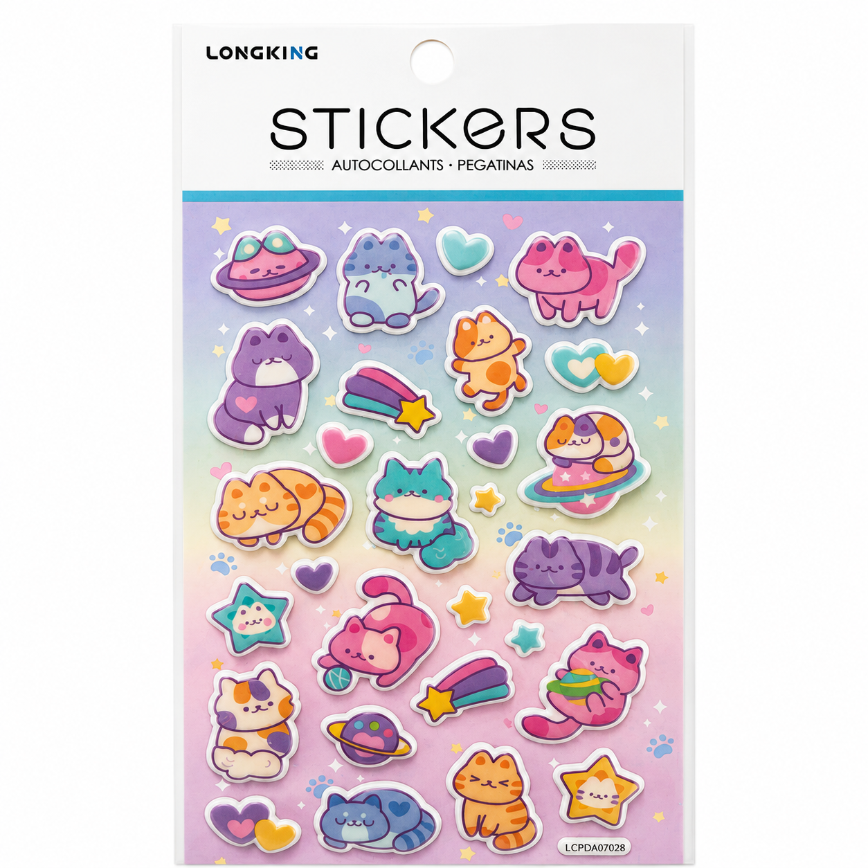 LK - Stickers Gatos - LCPDA07028