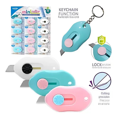 Pointer - 1 Mini cutter retractil - color surtido