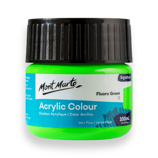 Pintura acrílica Signature de 100 ml -  Fluoro Green