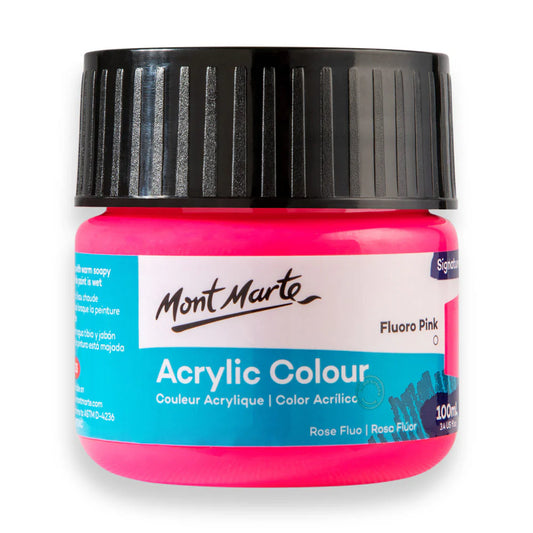 Pintura acrílica Signature de 100 ml -  Fluoro Pink