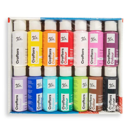 Mont Marte Set de pinturas Crafters Colour Discovery, 14 unidades de 60 ml