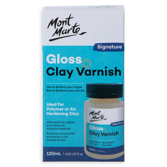 Mont Marte Barniz de arcilla brillante Signature 120 ml