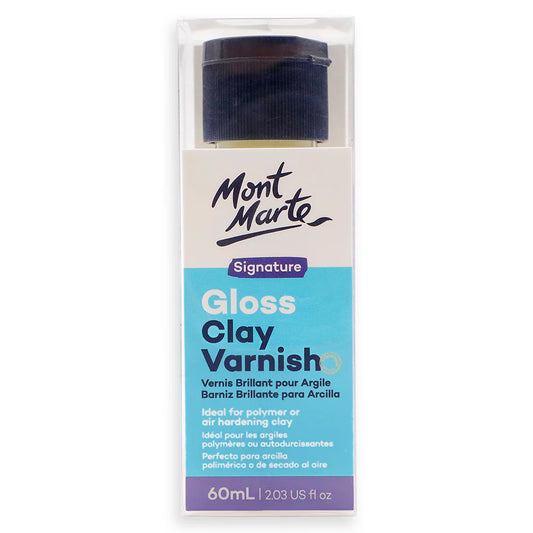 Mont Marte Barniz de arcilla brillante Signature 60 ml