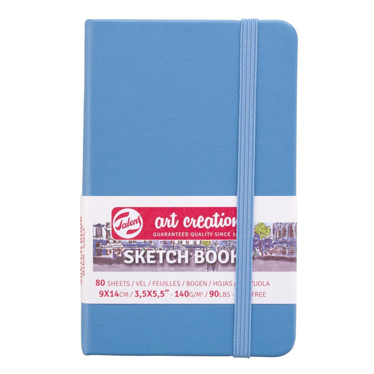 Talens Art Creation - Cuaderno de bocetos 80 hojas, 3.5 in x 5.5 in, Celeste