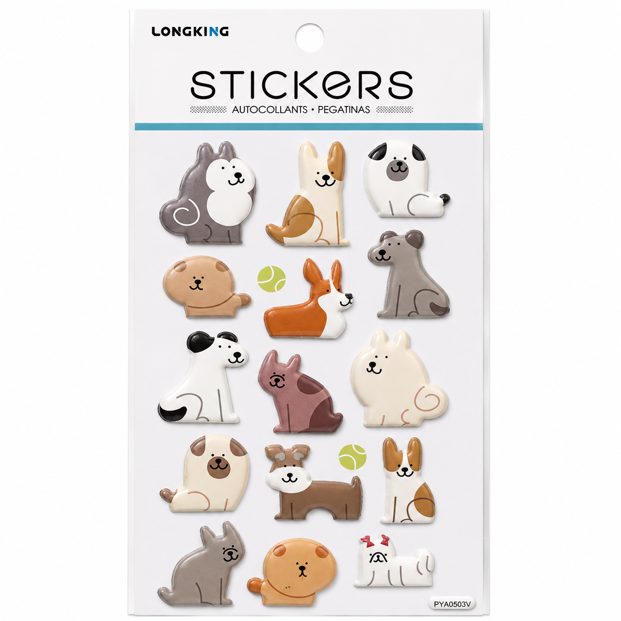LK - Stickers -  PYA0503V Perro