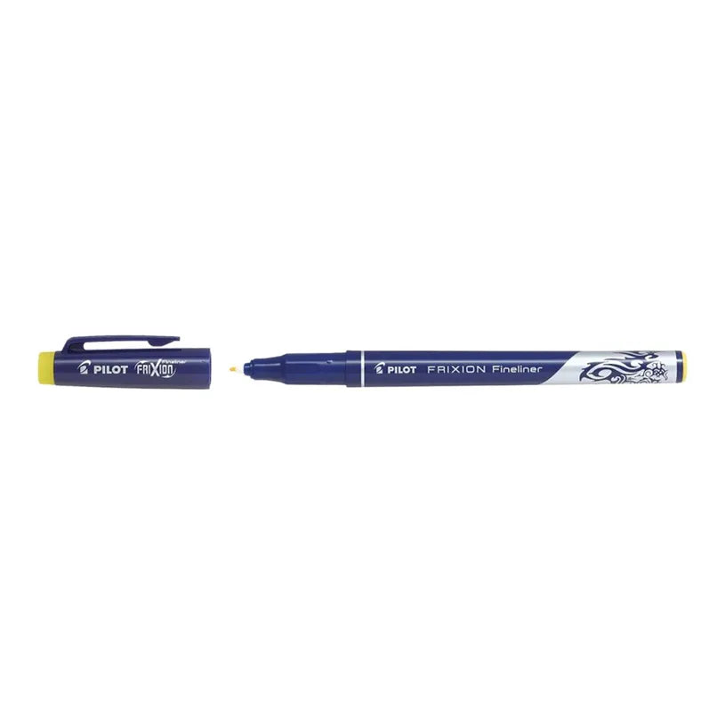 Pilot FriXion Fineliner - Rotulador fino borrable - Amarillo