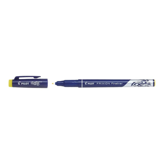 Pilot FriXion Fineliner - Rotulador fino borrable - Amarillo