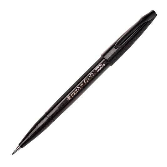 Pentel Fude Touch Brush Sign Pen - Black