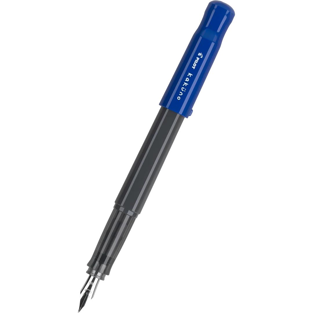 Pluma estilográfica Pilot Kakuno punta media - color azul