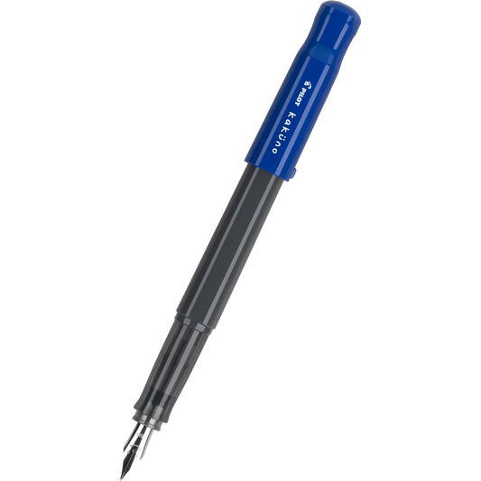 Pluma estilográfica Pilot Kakuno punta media - color azul