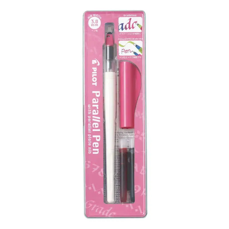 Pilot Parallel Pen Juego de bolígrafo para caligrafía de 2 colores, Rojo/Azul - 3.00mm