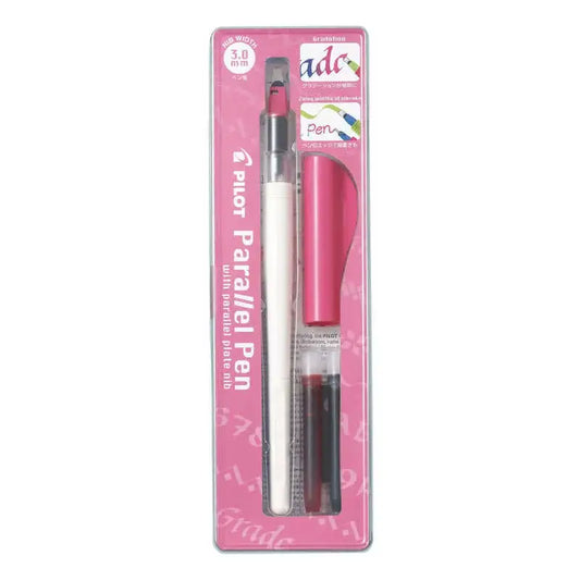 Pilot Parallel Pen Juego de bolígrafo para caligrafía de 2 colores, Rojo/Azul - 3.00mm