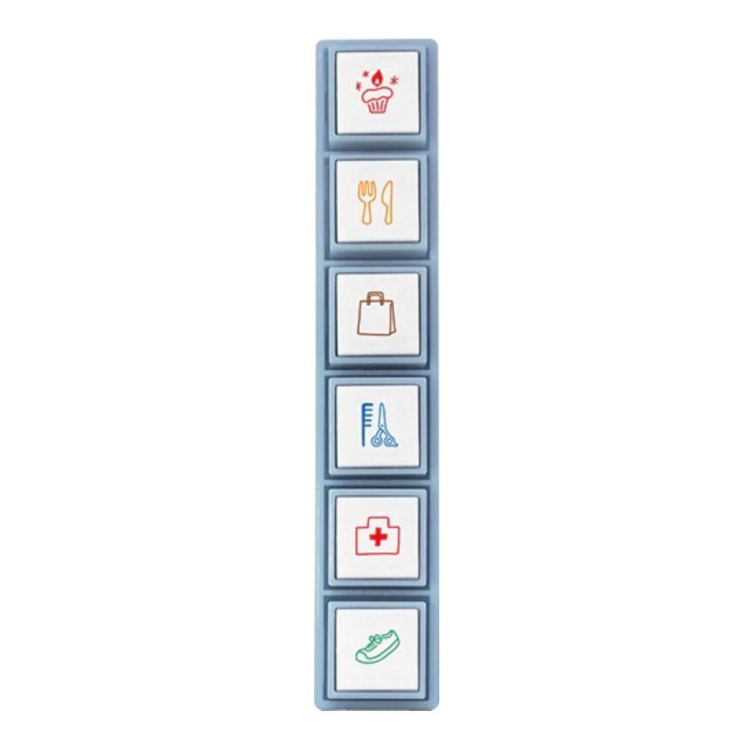 Kodomo no Kao Pochitto Pick Push-Button Stamp - Schedule
