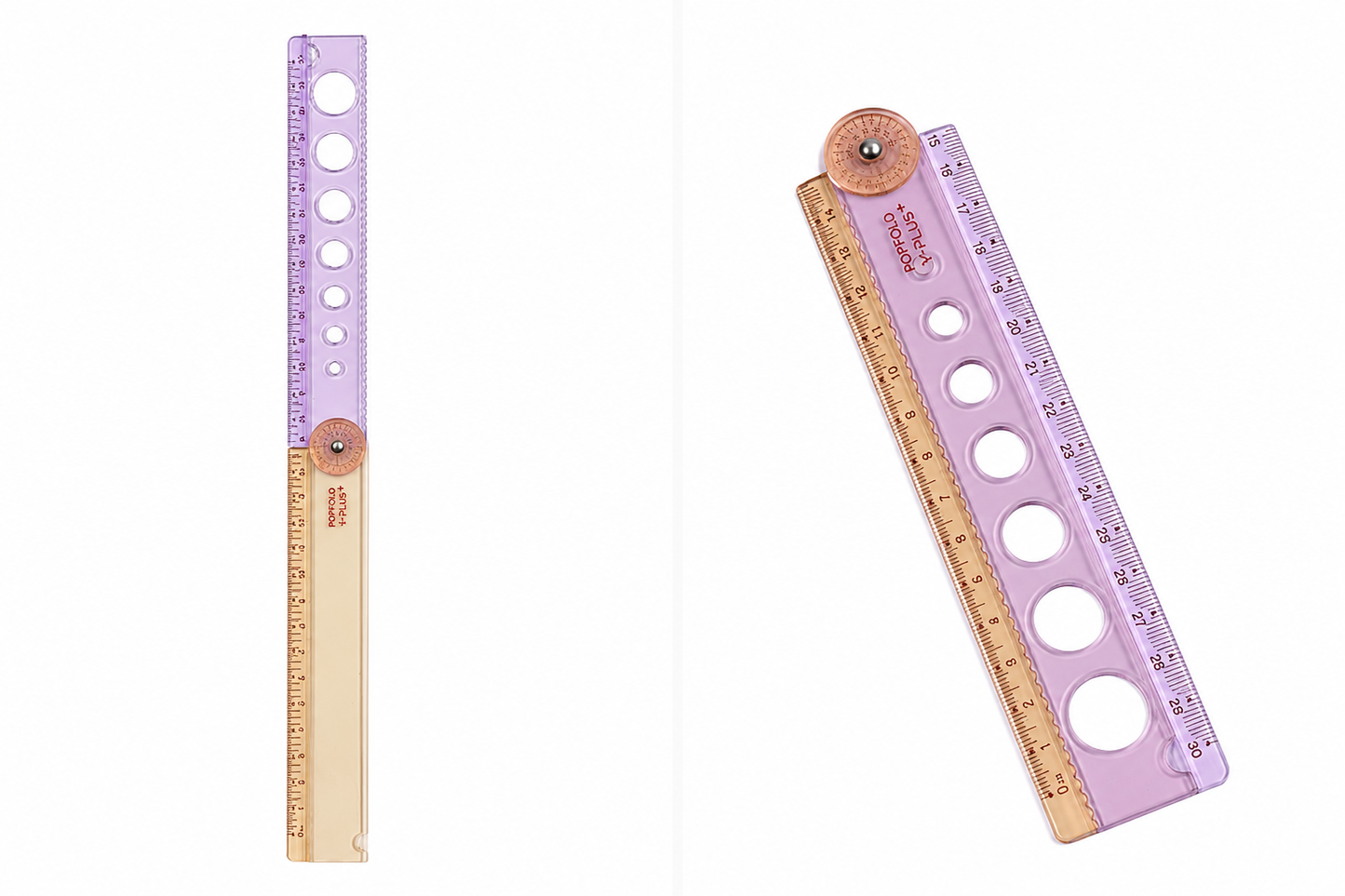 Regla plástica Y-Plus 15/30 cm RX2501 Popfold