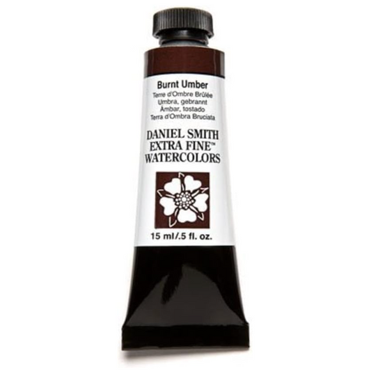 RESERVA - Acuarela extra fina Daniel Smith, tubo de pintura de 0.50 onzas - Brunt Umber