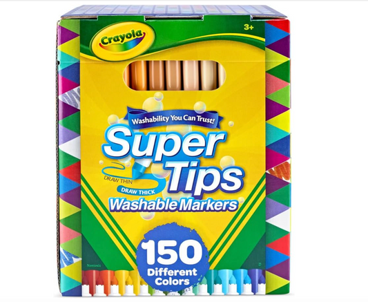 Crayola Marcadores SuperTips 150ct