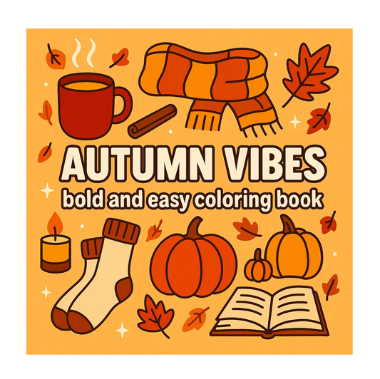 AUTUMN VIBES - COLORING BOOK