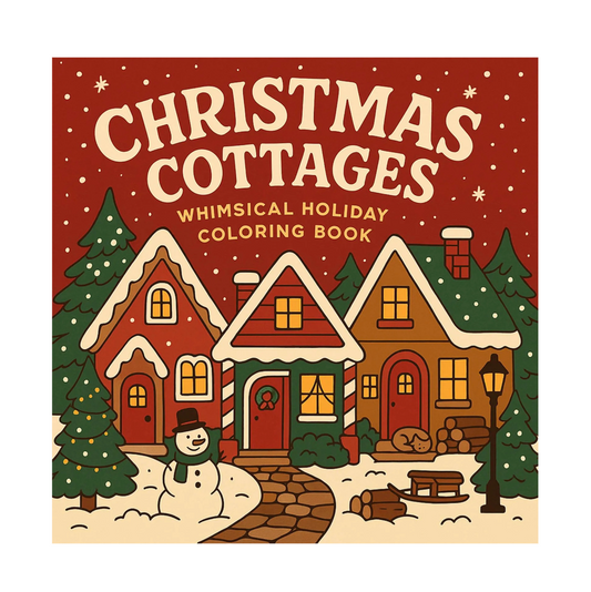 CHRITSTMAS COTTAGE - COLORING BOOK