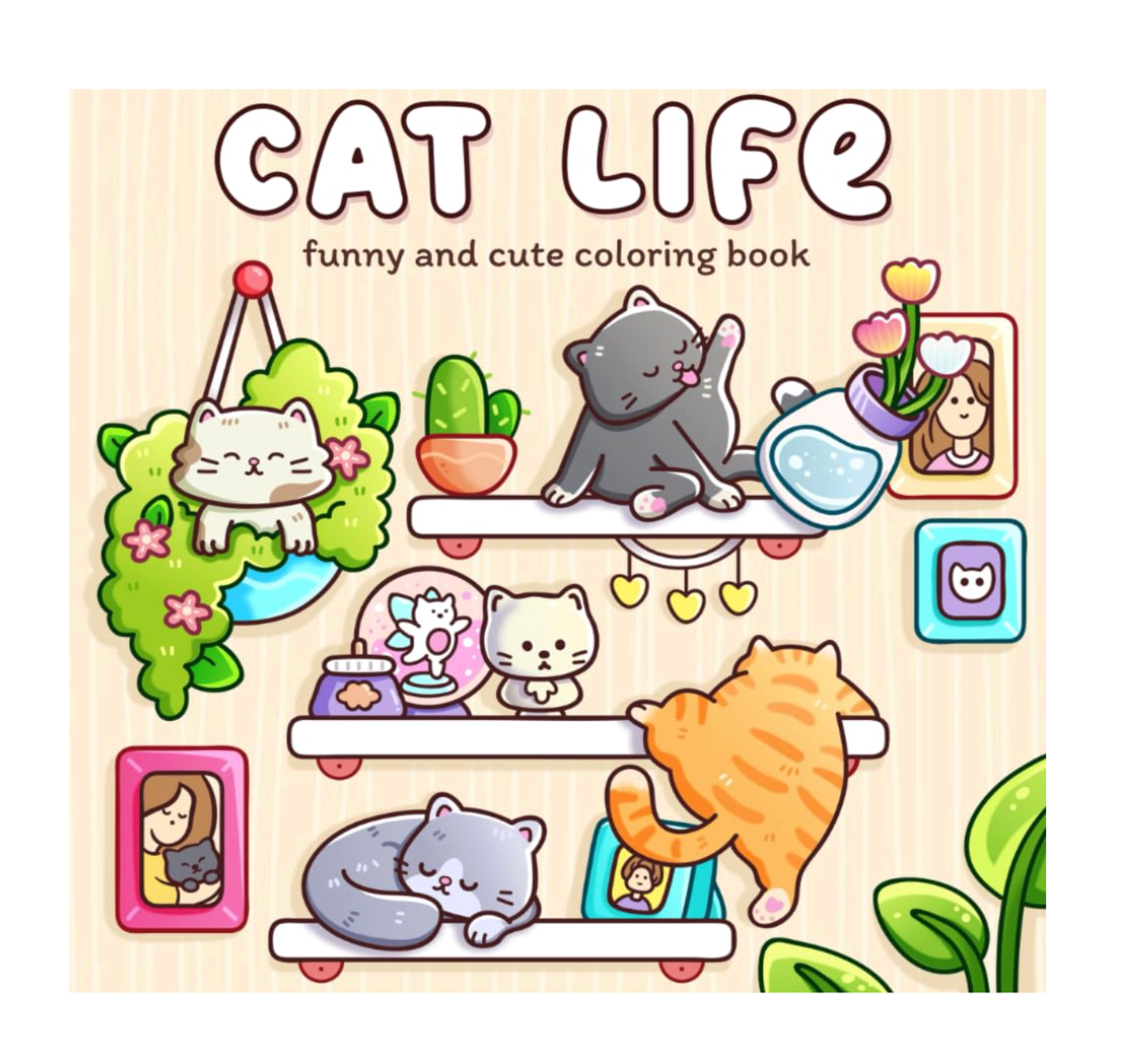 CAT LIFE - COLORING BOOK