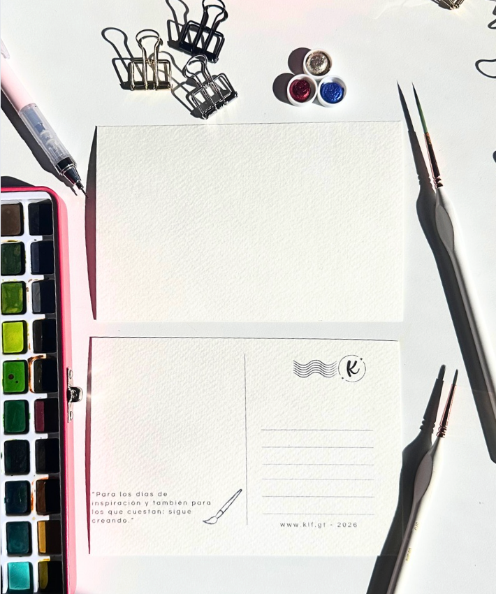 📮 Postal en Blanco – Edición Enero 2026 (2 unidades)