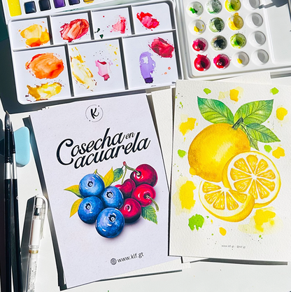 🍊 Cosecha en Acuarela - A4 - KLF.GT