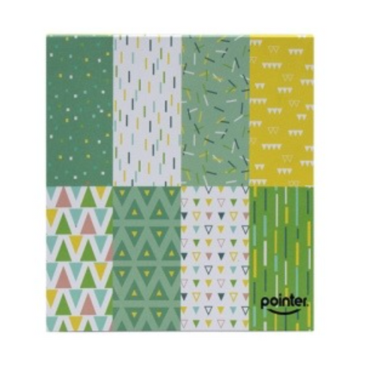 Block de Papel Decorativo Pointer®  - Lineas y triangulos