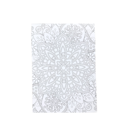 Studmark - Watercolor Pad A4 con 30 diseños de mandalas hojas 200g
