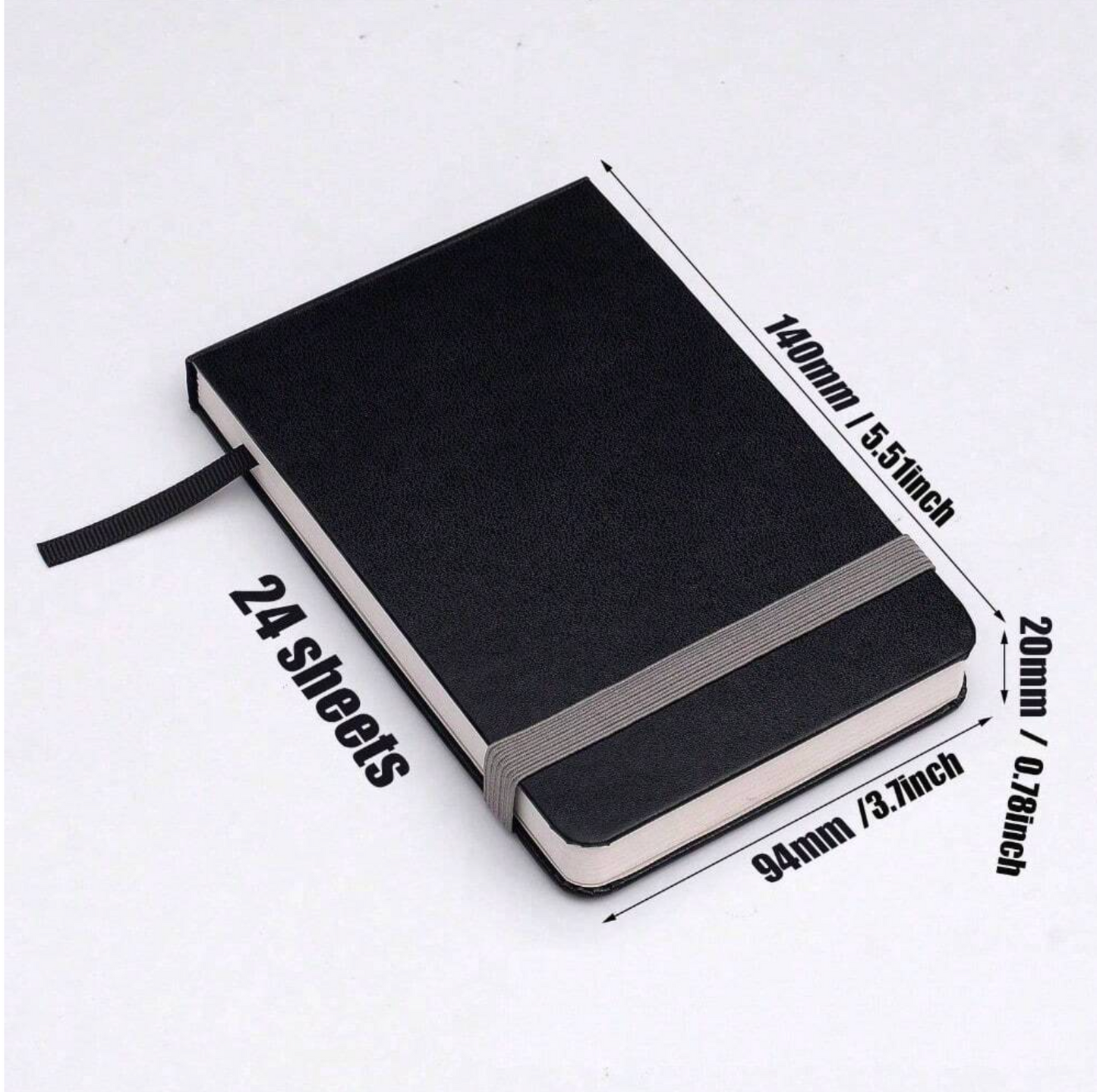 1 cuaderno de acuarela de pulpa de madera de 300 g, grano medio grueso, 24 páginas, de 5.5 x 3.7 pulgadas  libro de acuarela portátil de cuero sintético (Copia)