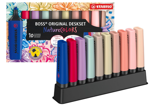 STABILO BOSS Original NatureCOLORS Wildflower Edition - Resaltador - Juego de escritorio - Varios colores