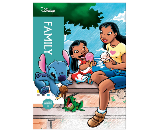 RESERVA - Libro para colorear de misterio de Disney: Familia: Un libro para colorear por números - EN INGLÉS