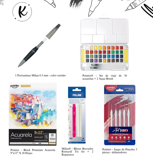 KIT ACUARELA #4