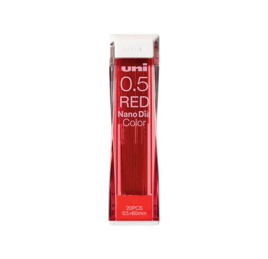 Uni NanoDia 20 minas  0.5mm - color  rojo