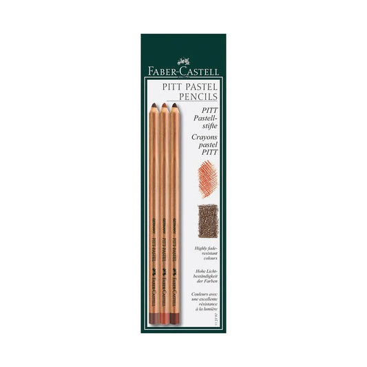 Crayones Pastel Faber-Castell PITT – Set de 3 Colores