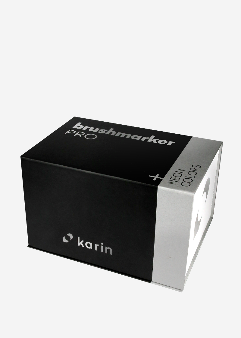 KARIN MARKERS - Brushmarker PRO Mega Box PLUS 72 Colores + 3 blenders KEEPLIVINGFASTER