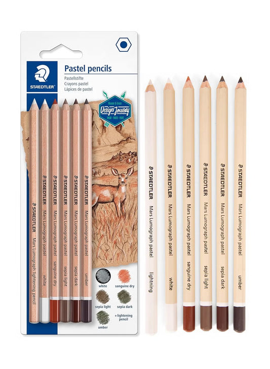 Staedtler - Juego de 6 lápices pastel