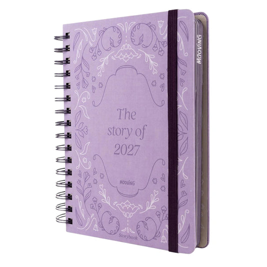 Agenda Mooving 2027 Storybook (3x6) - Morada