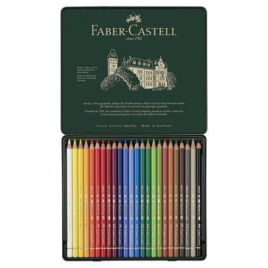 FABER CASTELL CRAYON DE MADERA POLYCHROMOS 24 COLORES