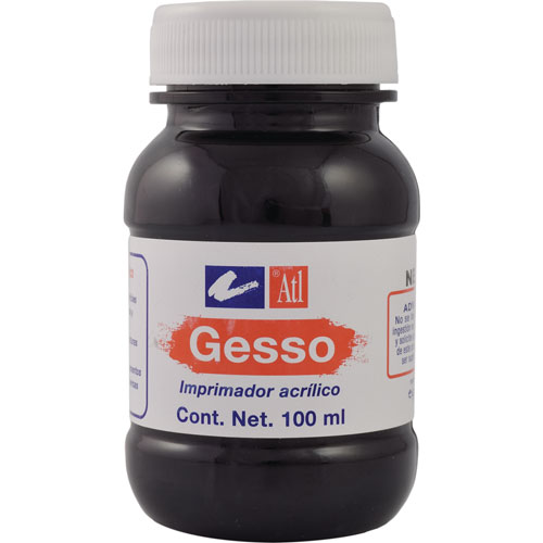 ATL - Gesso Imprimador acrílico negro 100ml