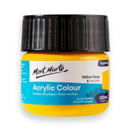 Pintura acrílica Signature de 100 ml - Yellow Deep